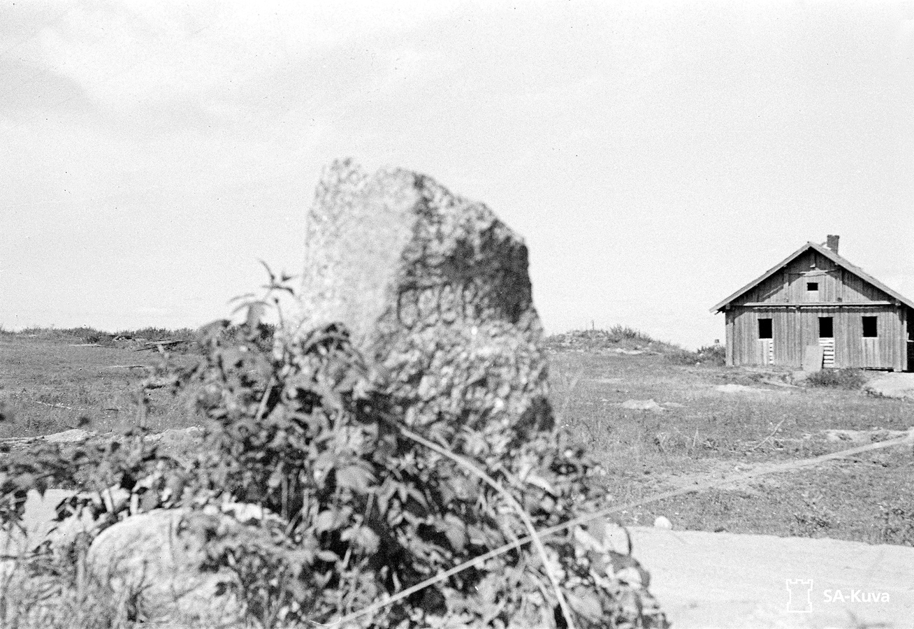 August 1, 1941. The boundary stone in Pogrankondushi village