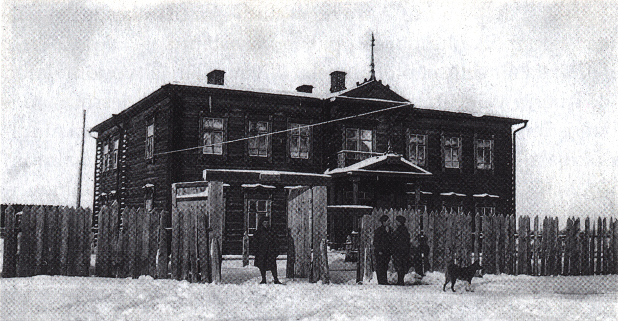 Январь 1921 года. Реболы. Здание казармы