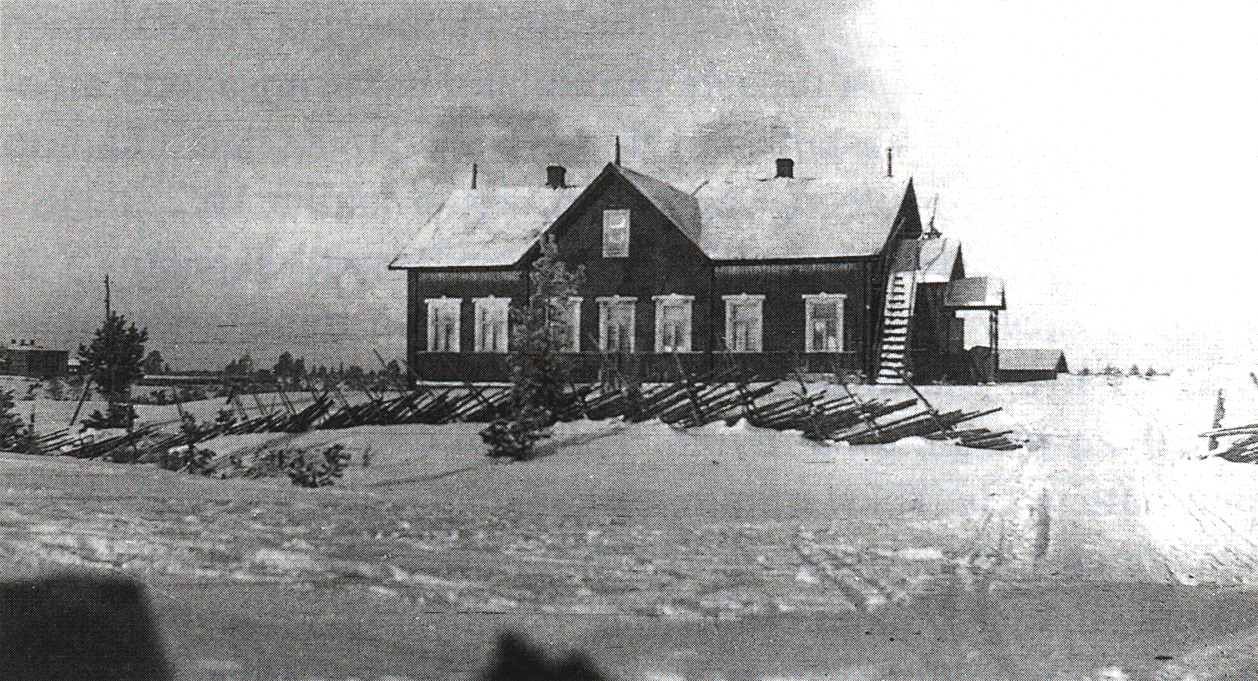 Январь 1921 года. Реболы. Здание муниципалитета