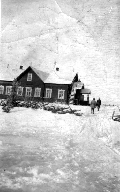 January 1921. Repola. Building of municipality