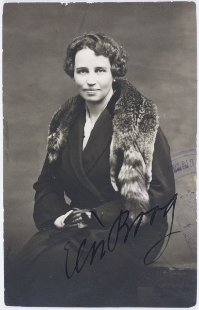 Late 1930's. Elsi Borg