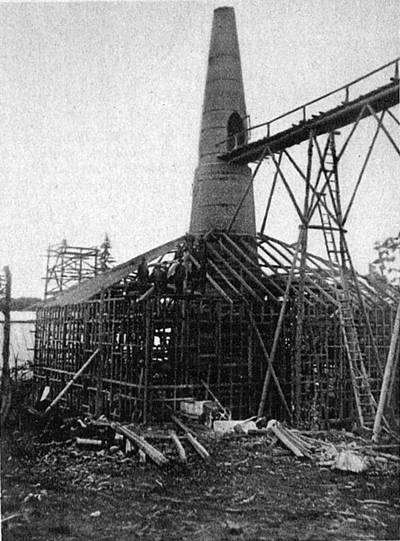 1928 год. Рускеала. Известковый завод