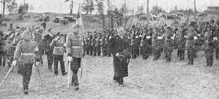 18 мая 1939 года. Открытие памятника битве при Рускеала в 1789 году