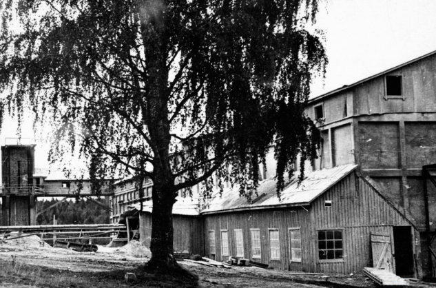 1967. Ruskeala. Lime factory