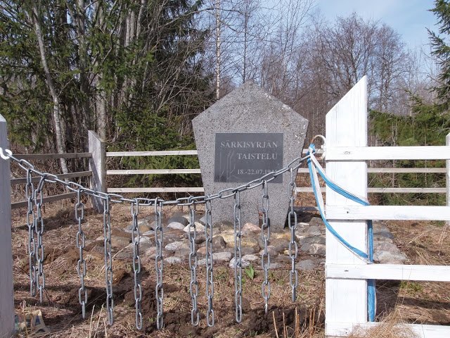 2015. Monument to the Battle of Särkisyrjä