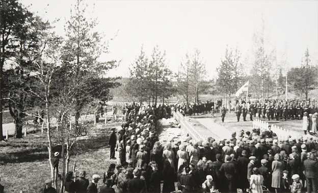 May 1944. Tulema. The cemetery of heroes