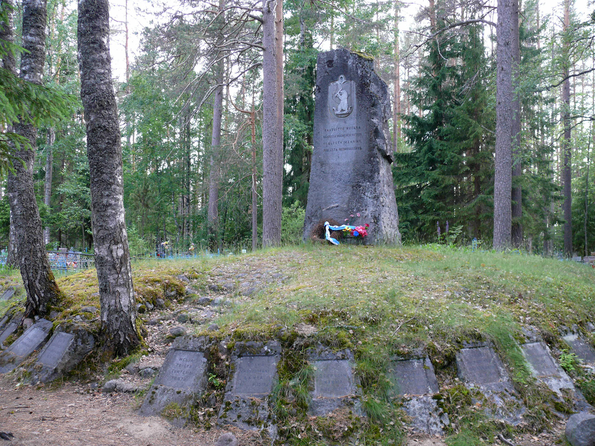 23 июня 2018 года. Тулема. Монумент павшим в Олонецком походе