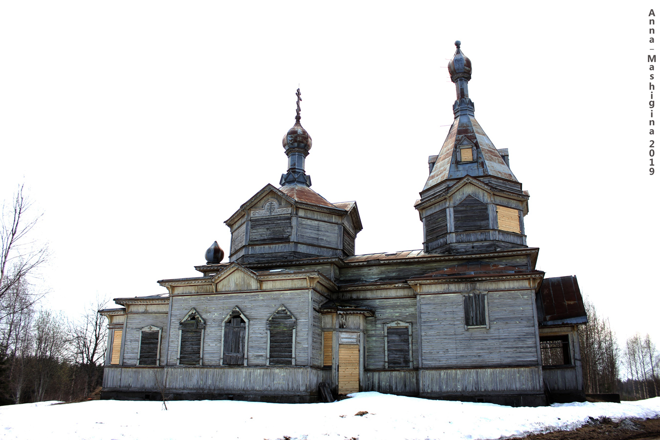 Huhtikuu 2019. Orusjärvi. Kreikkalaiskatolinen kirkko