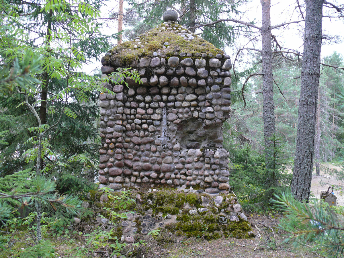 August 8, 2019. Ylä-Uuksu. Monument of the The Finnish War of Independence