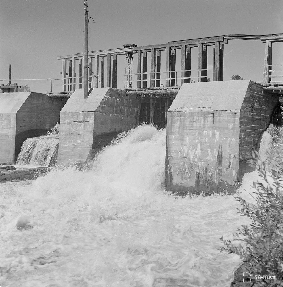 29. kesäkuuta 1942. Ylä-Uuksunkosken vesivoimalaitos