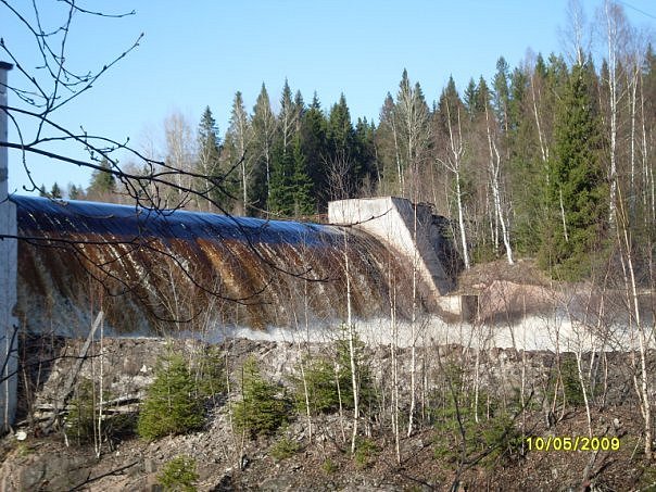 May 10, 2009. Pieni-Joki hydroelectric power plant