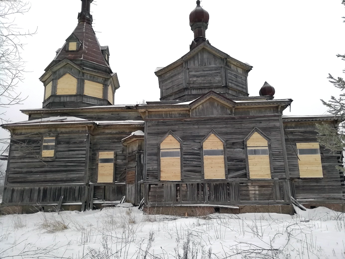 December 2018. Orusjärvi. The orthodox church