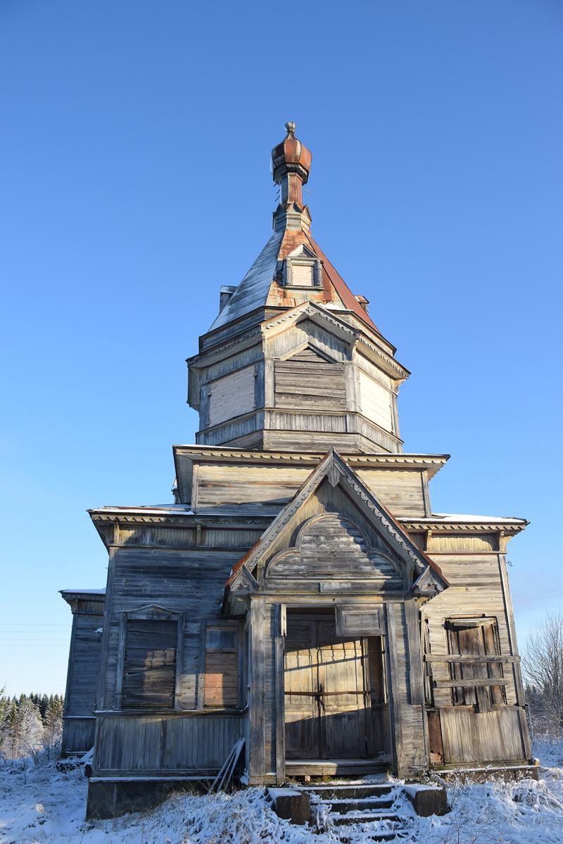 October 28, 2019. Orusjärvi. The orthodox church