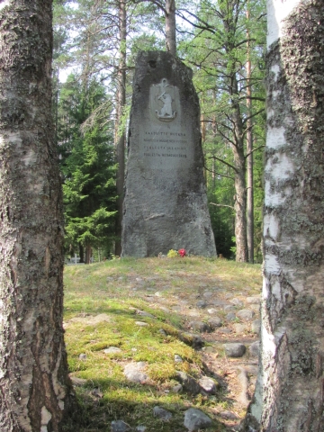 8 августа 2014 года. Тулема. Монумент павшим в Олонецком походе
