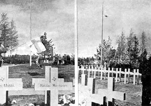 Early 1940's. Tulema. The cemetery of heroes