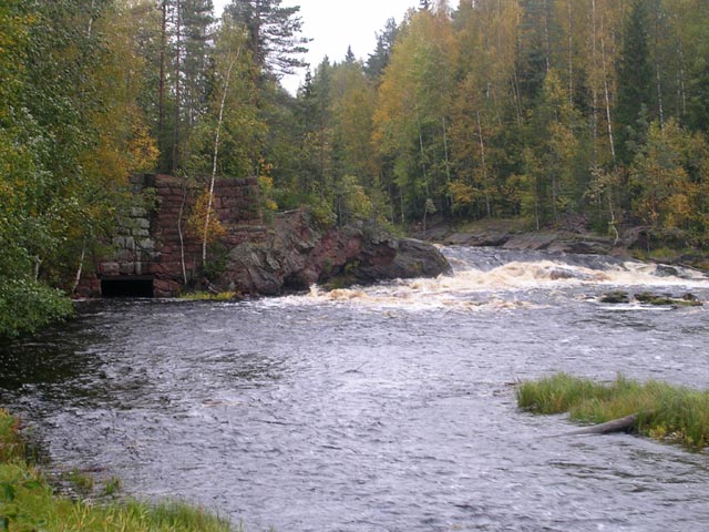 September 2007. Kivenkulmankoski hydroelectric power plant