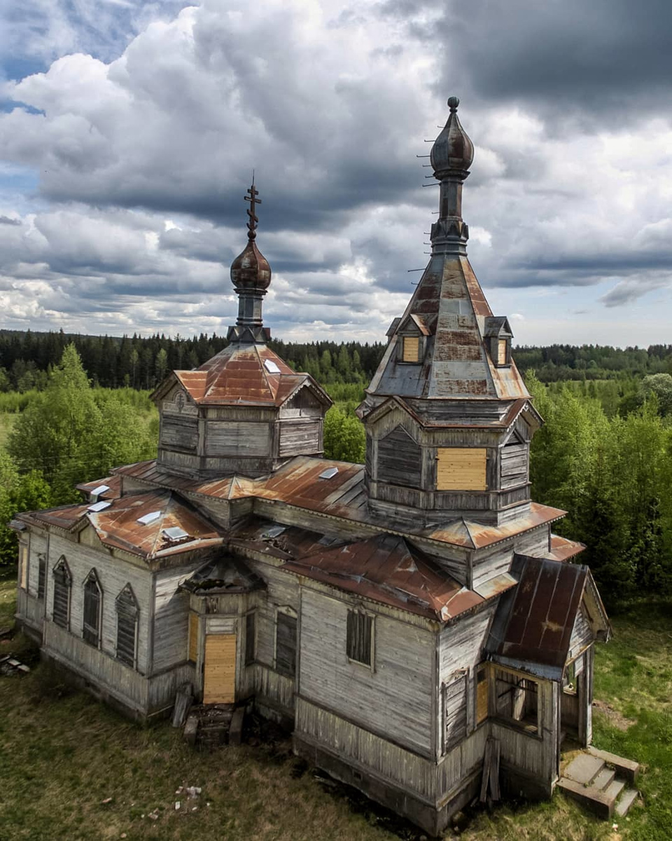 2019 год. Орусъярви. Православная церковь