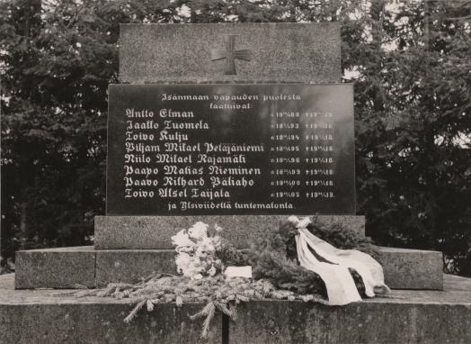 1960-luvun. Vapaussodan sankarien muistomerkki