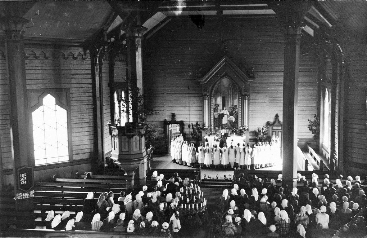 June 24, 1927. Lutheran church