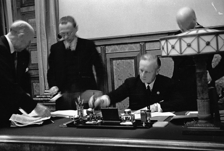 23 августа 1939 года. Москва. Подписание Договора о ненападении между Германией и СССР
