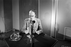 June 26, 1941. President of Finland Risto Ryti speech on radio