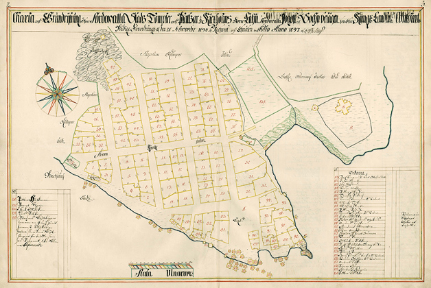 Sortavala. Kartta, 1697