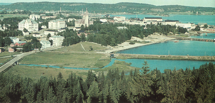 1939. Sortavala. Näköala Kuhavuoren tornista
