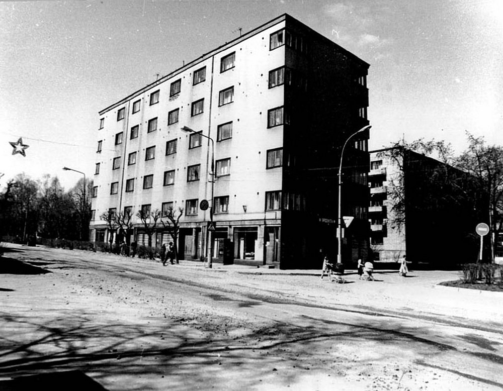 1970's. Sortavala. The Six-storyed Dwelling House