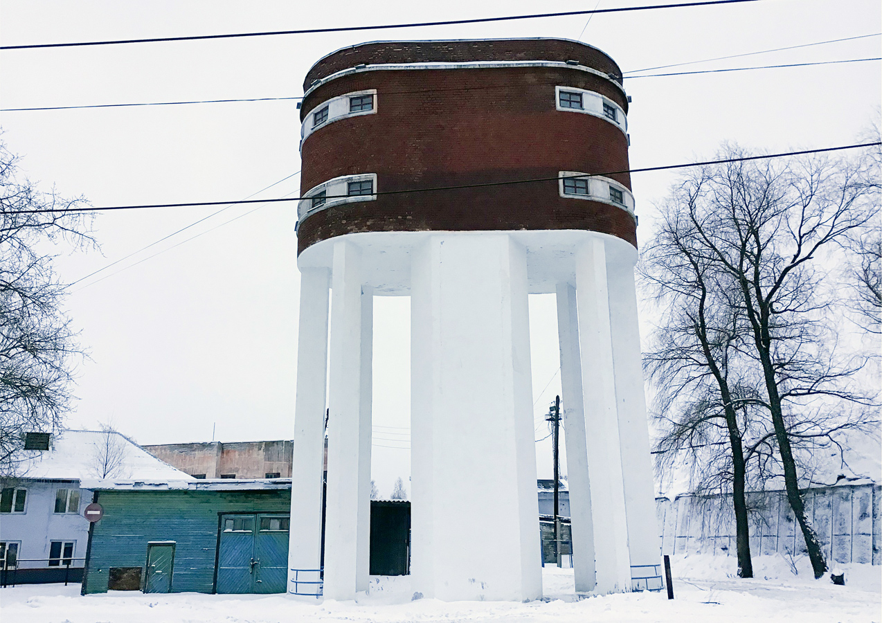 January 1, 2019. Sortavala. Water tower