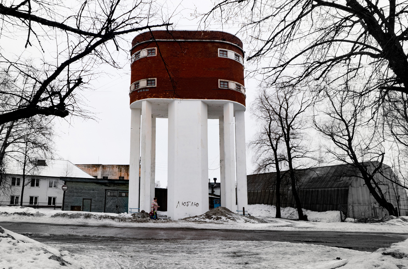 March 21, 2019. Sortavala. Water tower