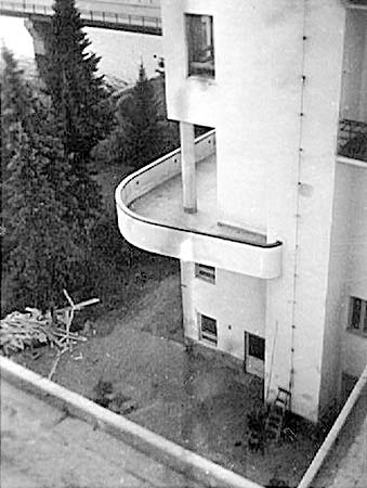 1943. Sortavala. Seurahuoneen katolta