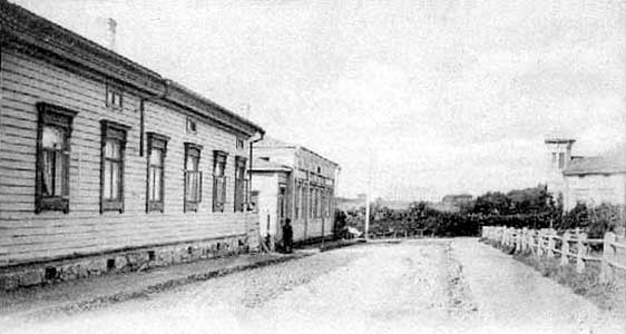 1900's. Sortavala. Karelian street