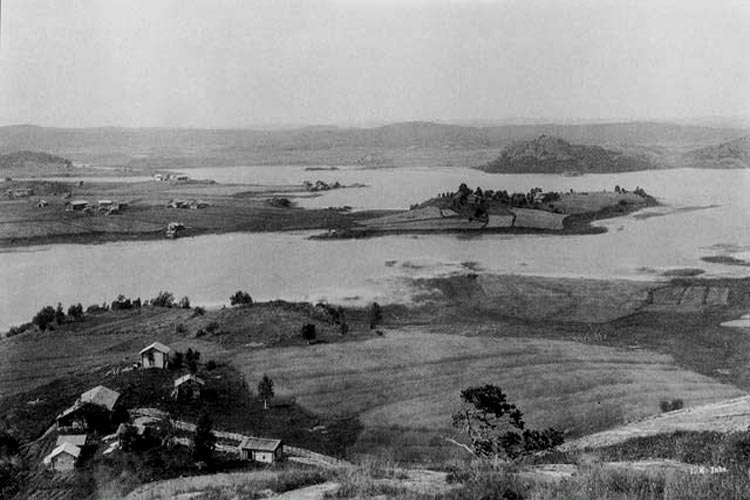 1895. Riekkalansaari. A view from Riutanvuori