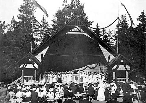 1906. Sortavala. The singing festival