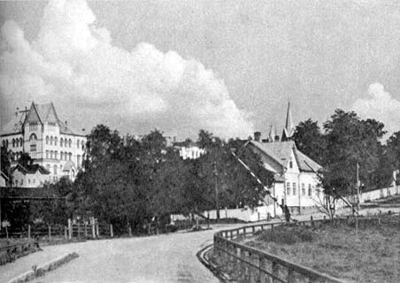 1930's. Sortavala. Road to Vakkosalmi