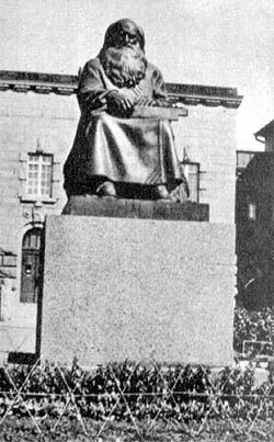 1930's. Sortavala. The Folk-Tale Narrator's Monument