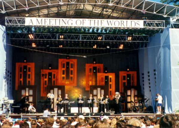 June 1990. A Meeting of the Worlds festival