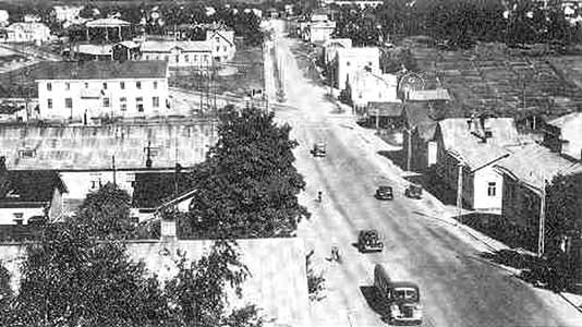 1937. Sortavala. The Karelian street