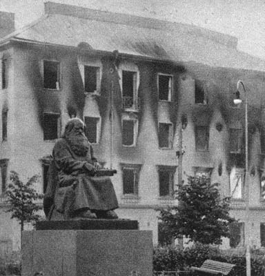 August 1941. Sortavala. The Folk-Tale Narrator's Monument