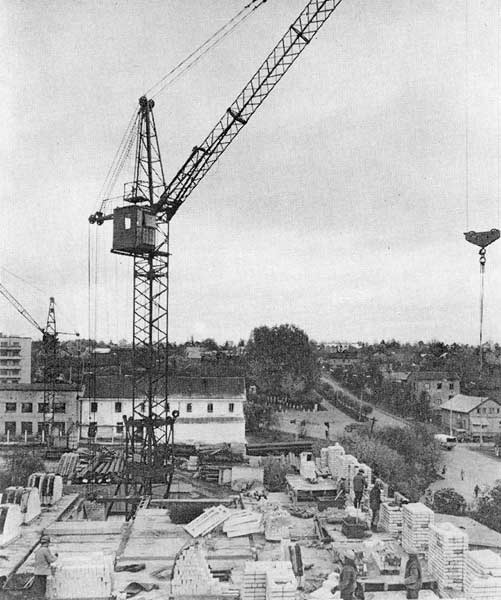 1970's. Sortavala. New construction