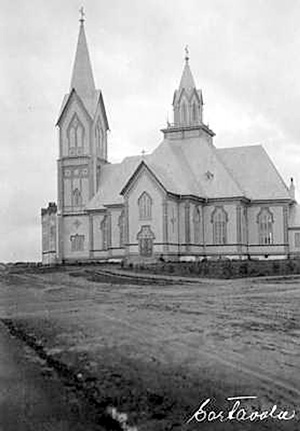 1920's. Sortavala. Lutheran church
