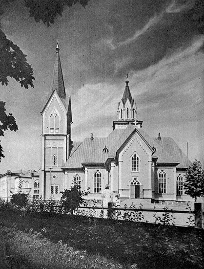 1930's. Sortavala. Lutheran church