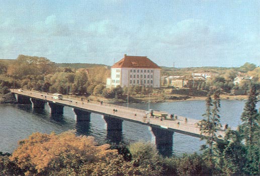 1970's. Sortavala. The Karelian bridge