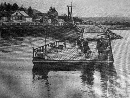 1966. Sortavala. Ferry-boat to Riekkalansaari
