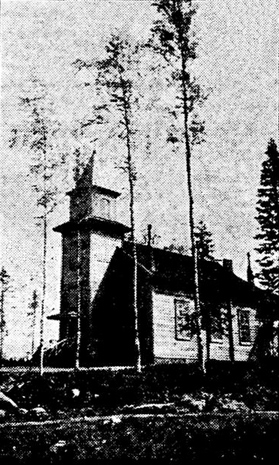 Early 1930's. Loimola. Lutheran church