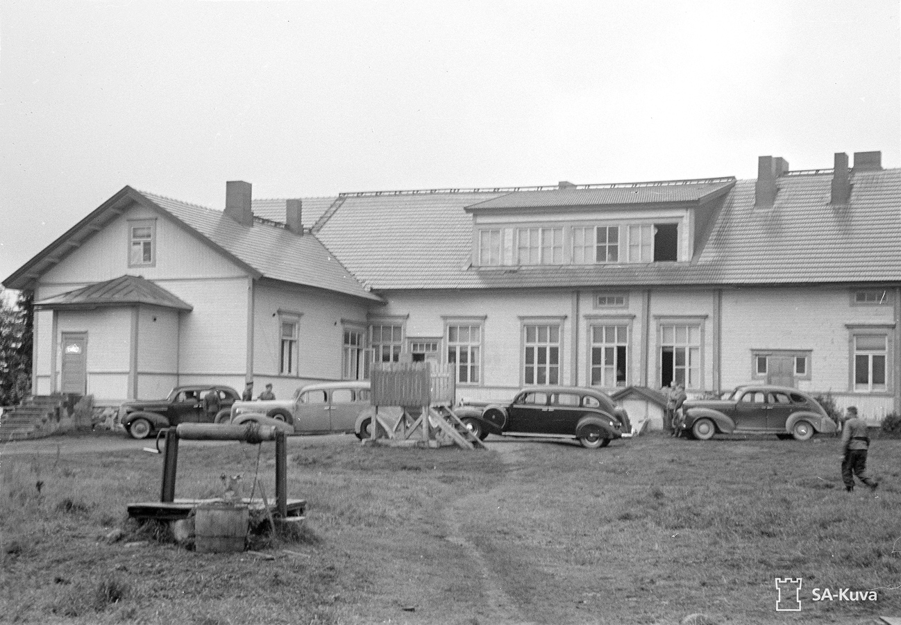 August 9, 1941. Mannerheim in Leppäsyrjä