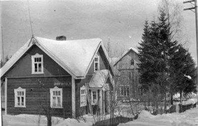 March 1940. Loimola. Former Finnish dining hall