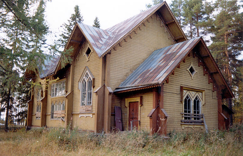 1999. Kuikkaniemi. Former Lutheran church