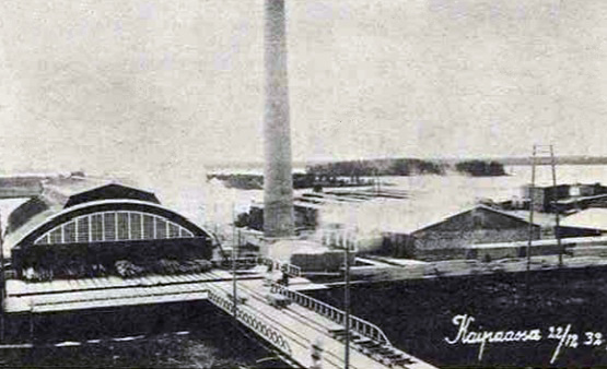 22 декабря 1932 года. Кайпаа. Лесопильный завод фирмы Aunuksen Puuliike OY