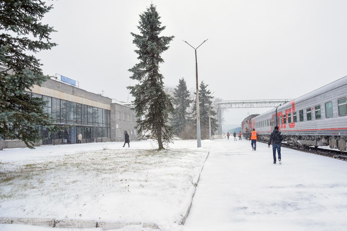 November 3, 2019. Suojärvi. Railway station